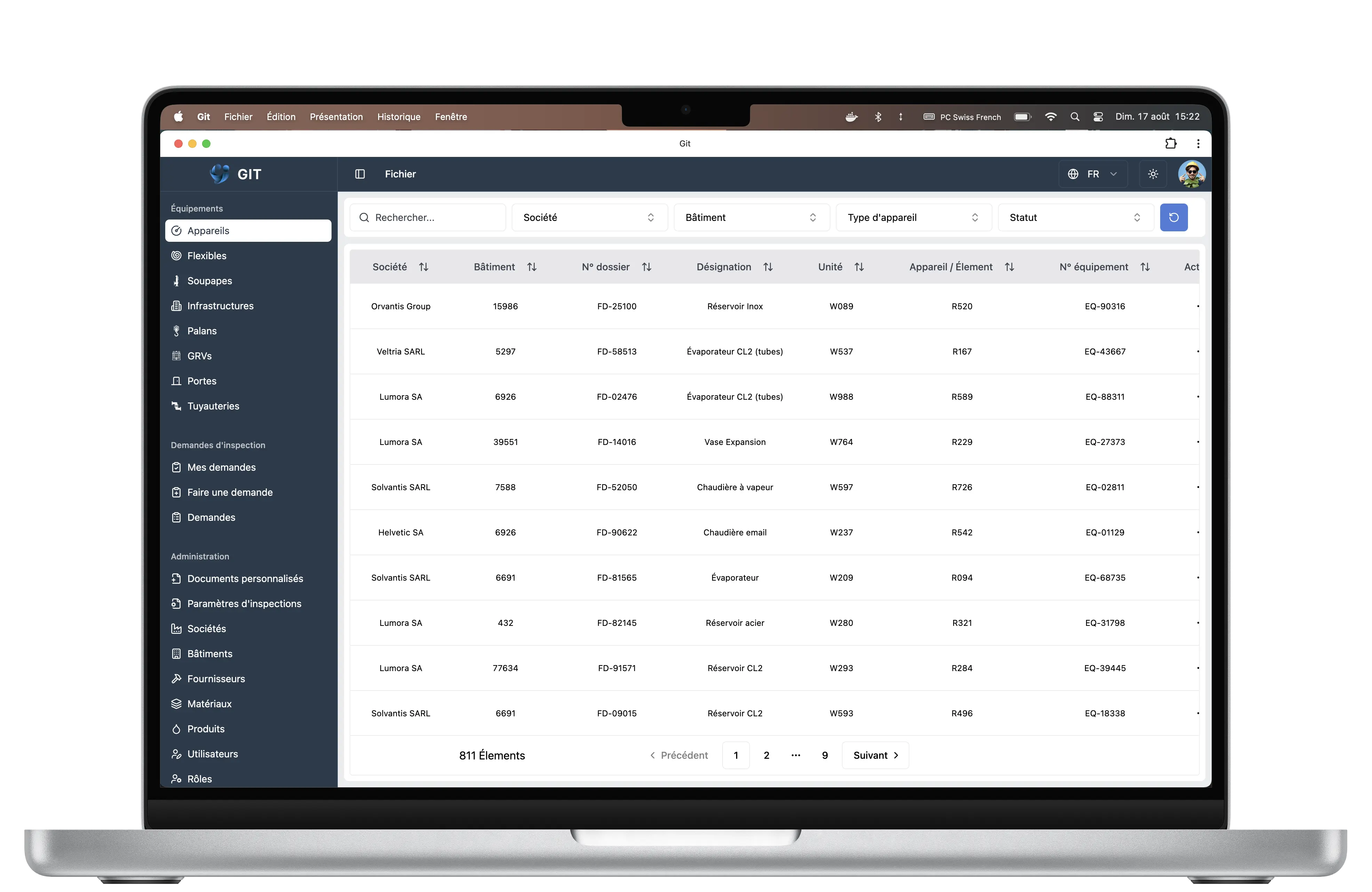 Git sur ordinateur portable